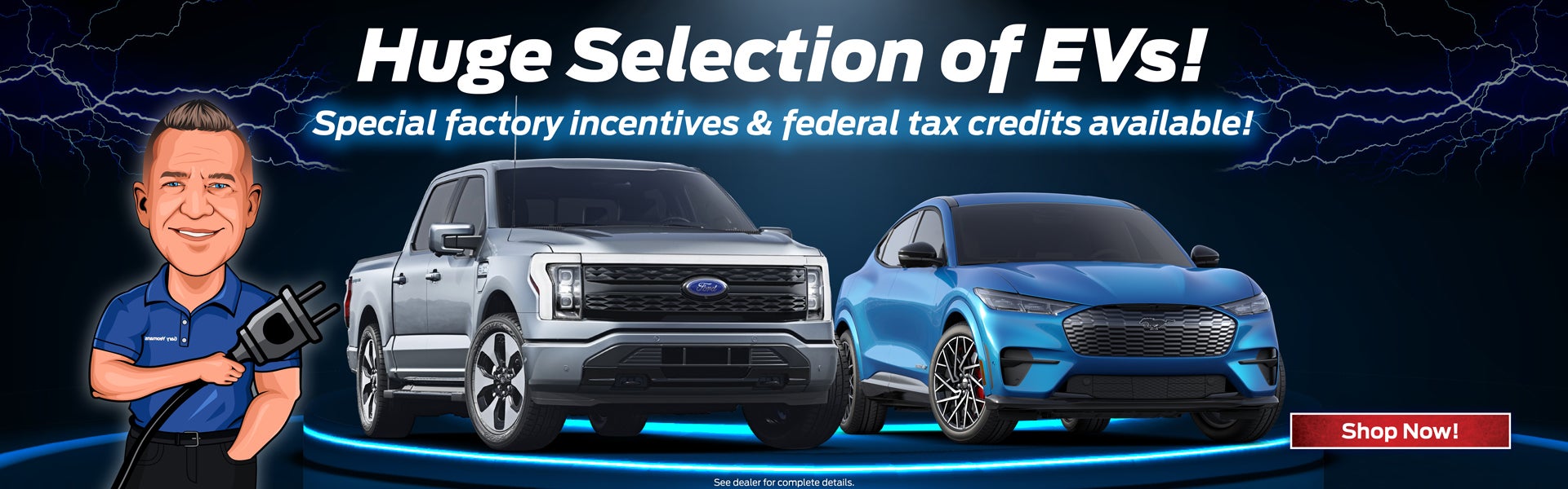 Huge selection of EVs!